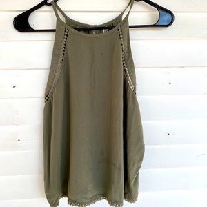 Army Green Tank Top